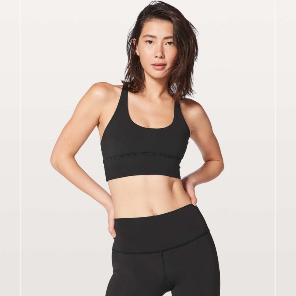 Lululemon Free to Be Moved Long Line bra Black 6